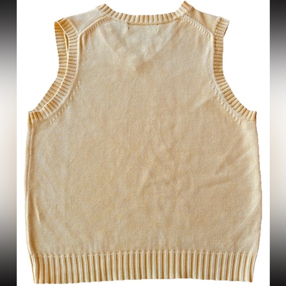 Brooks Brothers Yellow Sleeveless Sweater - Picture 2 of 4